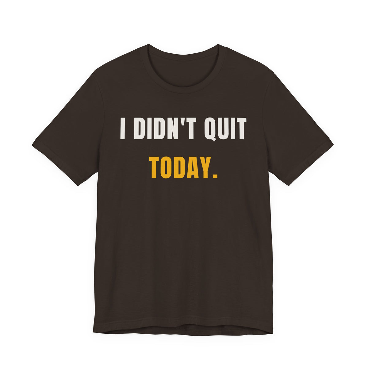 I Didn't Quit Today Tee | Resilience Unisex T-Shirt