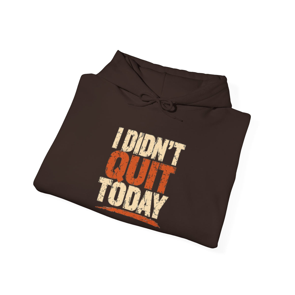 I Didn't Quit Today Hoodie | Progress Still Counts Back Print