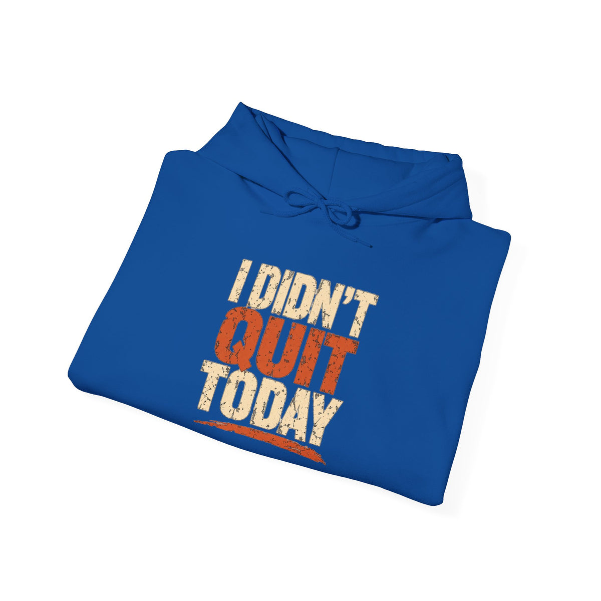 I Didn't Quit Today Hoodie | Progress Still Counts Back Print