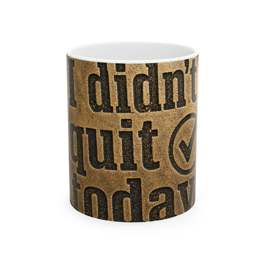 I Didn't Quit Today Mug | Resilience Coffee Mug
